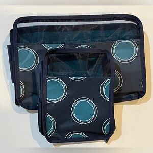 Thirty One Gifts Packing Cubes Set in La-Di-Dot Pattern